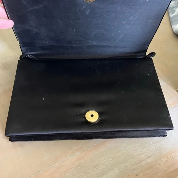 Edgy Black and Gold Skull Clutch - Picture 2 of 5